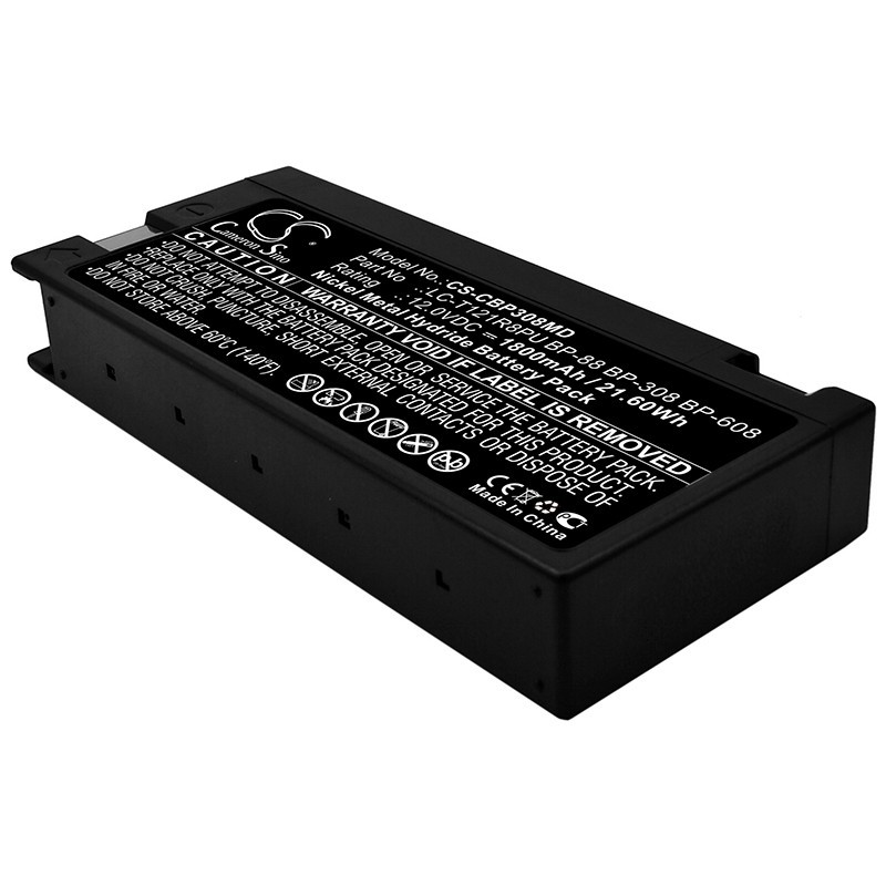 Cameron Sino Colin Medical ADVANTAGE LC-T121R8PU BP-88 BP-308 BP-608 1800mAh 21.60Wh Ni-MH 12.0V