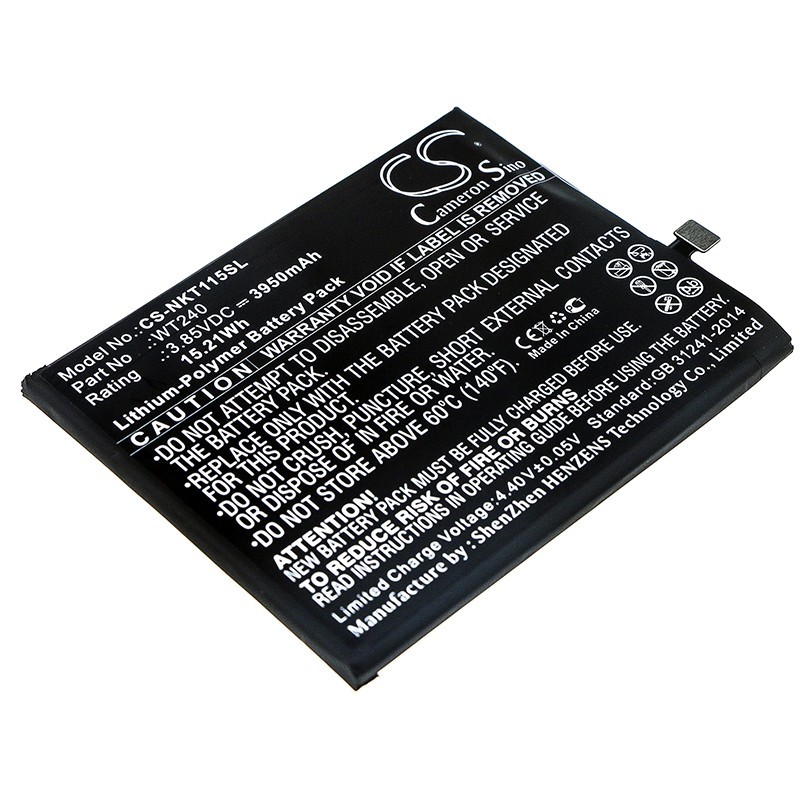 Zdjęcia - Bateria do telefonu CameronSino Nokia 3.2 / WT240 3950mAh 15.21Wh Li-Polymer 3.85V  (Cameron Sino)