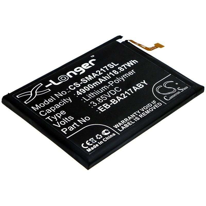 Cameron Sino Samsung Galaxy A21s 2020 EB-BA217ABY 4900mAh 18.87Wh Li-Polymer 3.85V CS-SMA217SL