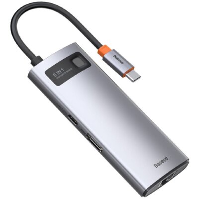Baseus Baseus Metal Gleam HUB 6w1 USB-C HDMI Ethernet RJ45 CAHUB-CW0G baseus_20210423113422
