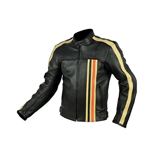 Rider-Tec CE-13595 Vintage licencjonowana kurtka skórzana motocyklowa