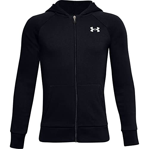 Under Armour Bluza UA RIVAL COTTON FZ HOODIE-BLK - S 1357613-001_S