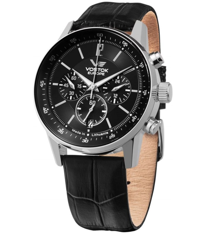 Zegarek Vostok Europe VK63-560A690 Limousine GAZ-14 Chronograph Quartz 43mm