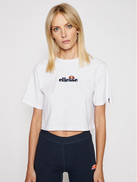 Ellesse T-Shirt Fireball SGB06838 Biały Loose Fit