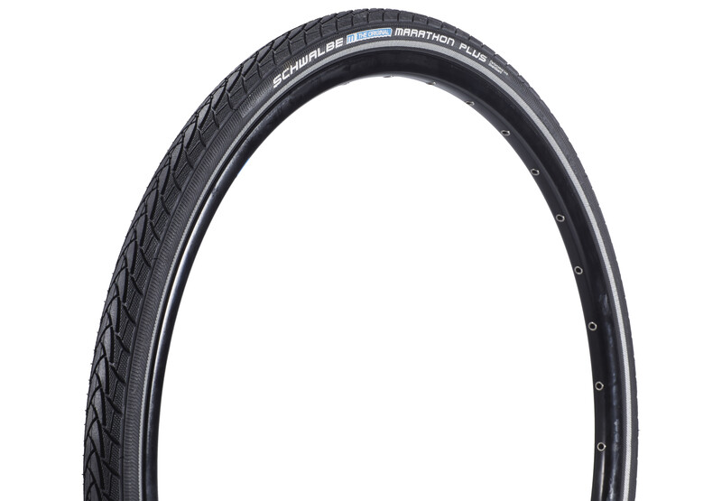 Schwalbe Opona Marathon Plus czarny / Przeznaczenie: mtb trekking / miasto / Rozmiar koła: 26