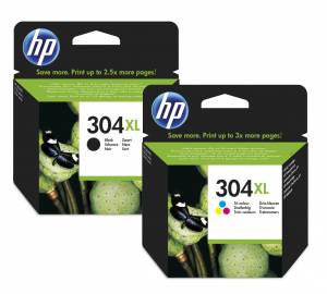 Tusz HP 304XL N9K07AE CMY + N9K08AE BK KOMPLET