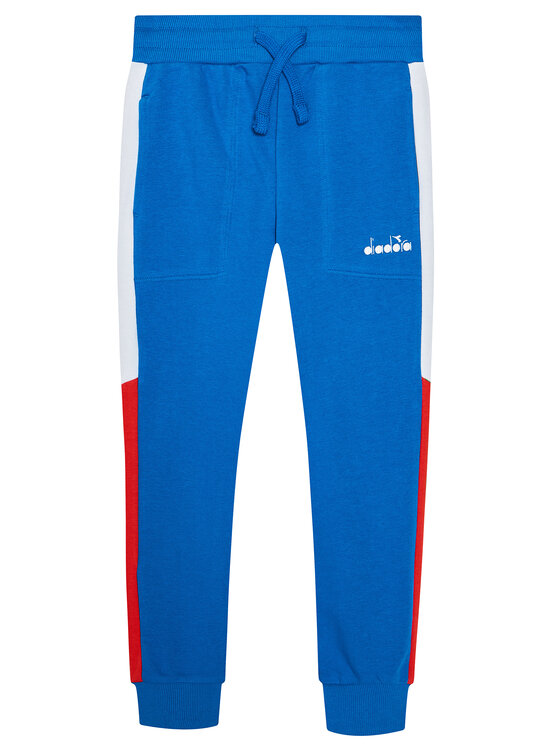 Spodnie i spodenki dla chłopców - Diadora Spodnie dresowe Diadora Club 102.177129 Niebieski Regular Fit Niebieski - grafika 1