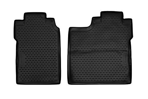 Element maty gumowe 3D, dywaniki podłogowe Ford F150 2015-2017 Supercrew (USA), przód 2 szt.