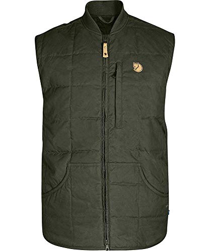 FJALLRAVEN FJÄLLRÄVEN Męska kurtka sportowa Grimsey Vest M zielony Deep Forest XL 90501