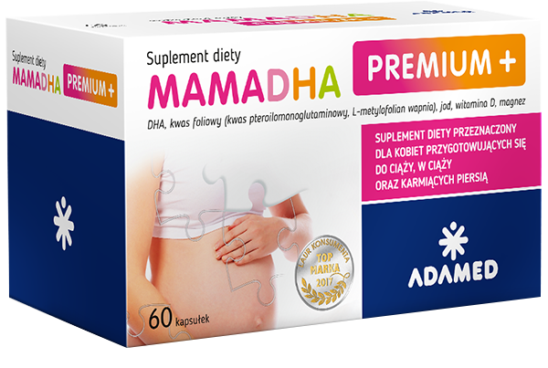 MamaDHA Premium PLUS 60 kapsułek