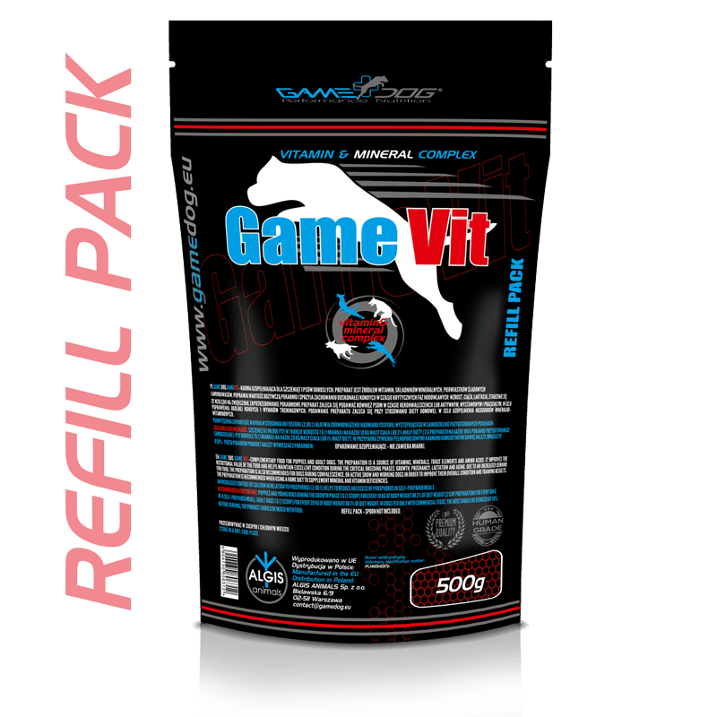 Game Dog GAME DOG Game Vit Refill Pack 500g 47565-uniw