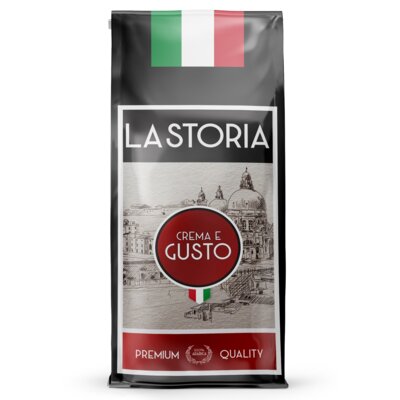 BLUE ORCA COFFEE Kawa ziarnista BLUE ORCA COFFEE La Storia Crema e Gusto Espresso 1 kg