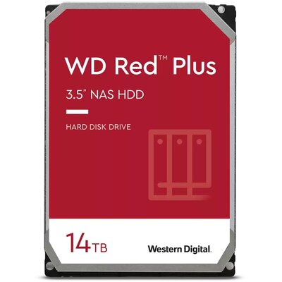 Western Digital western digital Red Plus 14TB SATA 6Gb/s 3.5inch 512MB cache 7200Rpm Internal HDD bulk
