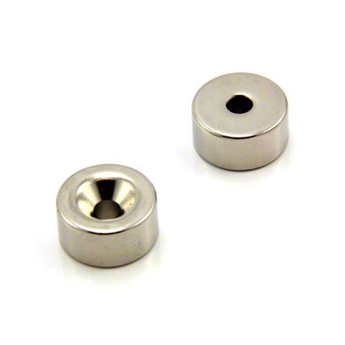 first4magnetsTM first4magnets f314s 1 °C/umywalka magnesów neodymowych Süd, 11 kg grubość wyciągnąć, metalowy, srebrny, średnica 20 MM X 10 MM X 5,2 MM F314S-1