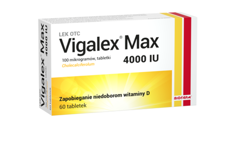 Biofarm Sp. z o.o. Vigalex MAX 4000 IU 60 tabletek 3697345