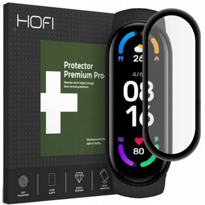 HOFI Szkło hybrydowe HOFI Hybrid Glass do Xiaomi Mi Band 6 Czarny