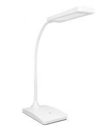Orno Lampka biurkowa LED 6W b.ciepła 3000K (300lm) biała TOPAZ