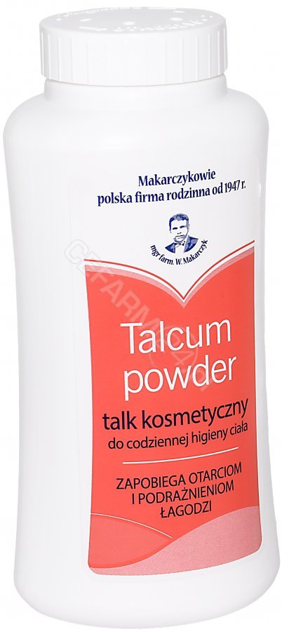 MACKAR Talcum powder talk kosmetyczny do codziennej higieny ciała 100 g