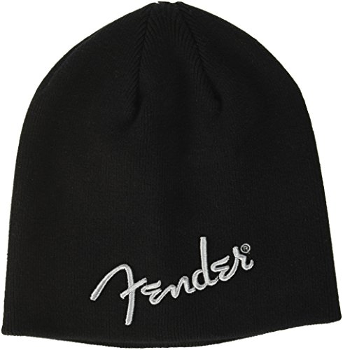 Fender Beanie black Logo, oryginalna czapka zimowa