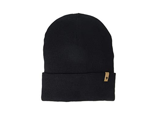 Fjällräven Classic Knit Hat  czapka zimowa z wełny, czarny, jeden rozmiar 77368-550