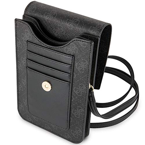 GUESS - 4G Wallet Bag for phone with Tassel - Black