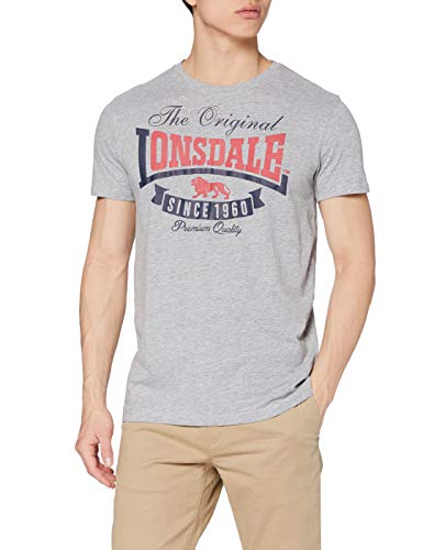 Lonsdale London męska koszula z ramiączkami Corrie, szary, xl