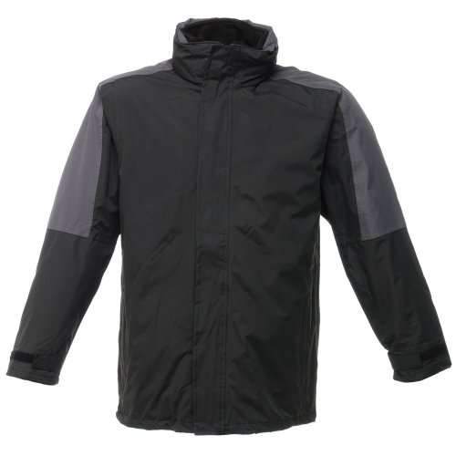 Regatta Męska kurtka Defender Iii 3 w 1 Black/Seal Grey L Rg085/Tra130