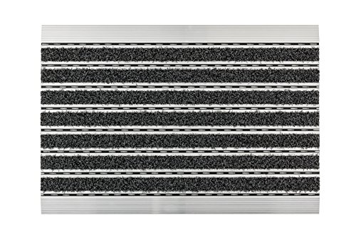 Astra 1870015001 Elegant Scraper antracyt aluminiowa mata na podłogę, 60 x 40 x 1 cm 1870015001