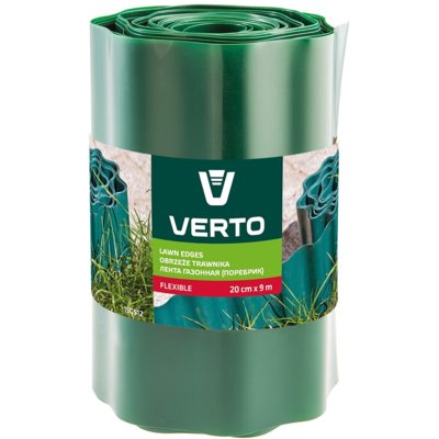 VERTO Obrzeże do trawników VERTO 15G512 Zielony 20 cm x 9 m)