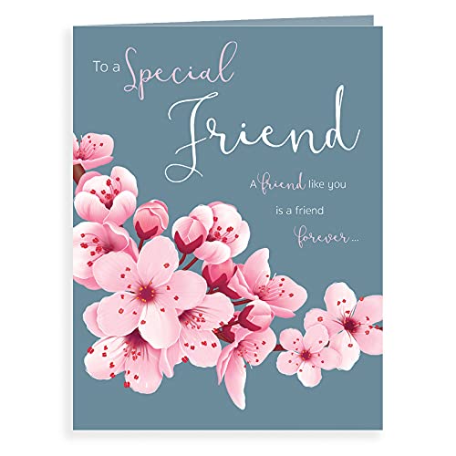 Koko Designs Luksusowa piękna współczesna kartka urodzinowa ze specjalnym przyjacielem - 20 x 15 cm - wzory Koko K70021