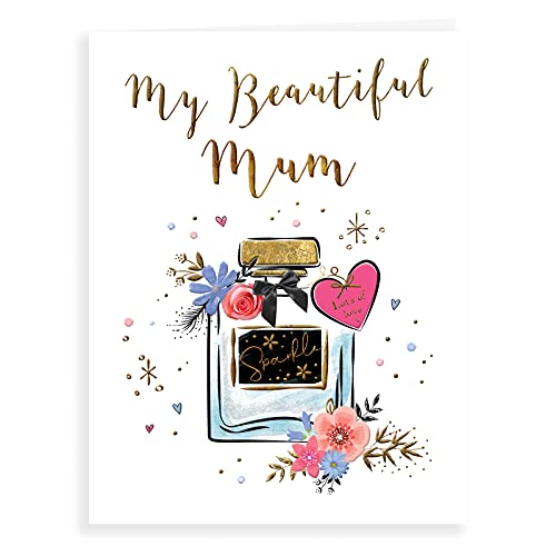 Koko Designs Luksusowa piękna współczesna kartka urodzinowa piękna mama - 20 x 15 cm - wzory Koko K70023