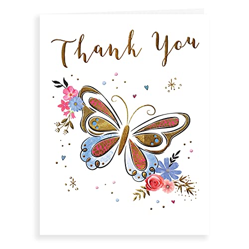 Koko Designs Luksusowa piękna współczesna kartka z podziękowaniem - 20 x 15 cm - wzory Koko K70014