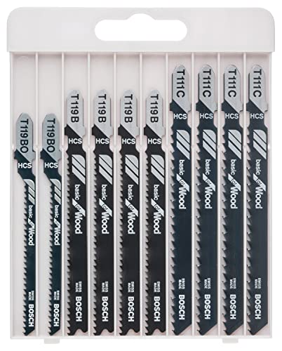 Bosch Professional 10PC X-PRO LINE JSB SET BASIC FOR WOOD 2607010629