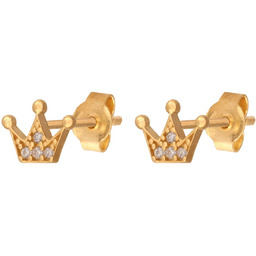 Złote kolczyki 585 na sztyfcie prezent grawer