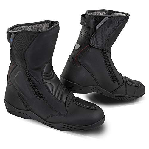 SHIMA Terra meskie buty motocyklowe - długie, turystyczne (Czarne, 48)