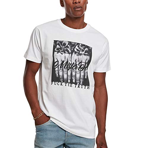 Mister Tee Fuck The Truth T-Shirt męski, biały, l