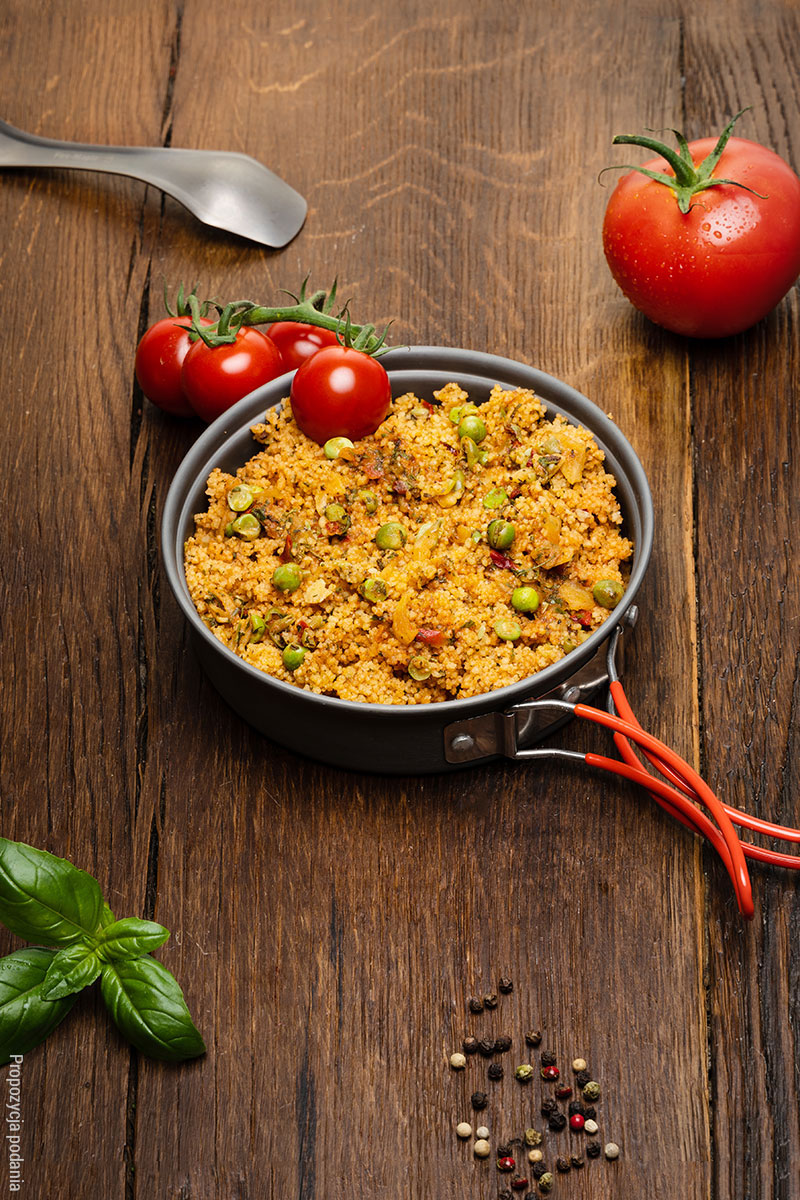 DANIE (535) TABBOULEH Z SOSEM POMIDOROWYM  80G
