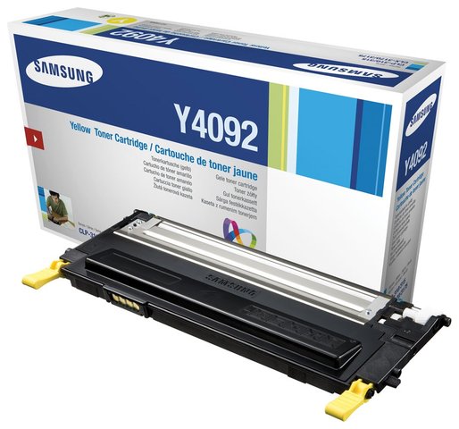 Oryginał Toner Samsung do CLP-31x, CLX-317x | 1 000 str. | yellow
