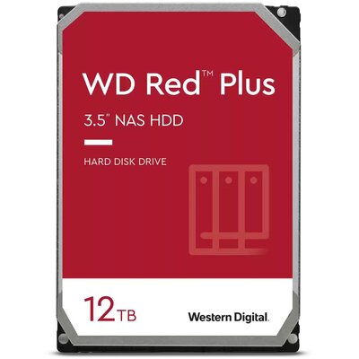 Western Digital western digital Red Plus 12TB SATA 6Gb/s 3.5inch 256MB cache 7200Rpm Internal HDD Bulk