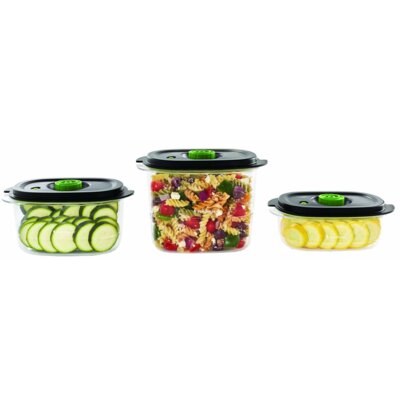 FoodSaver Zestaw 3 pojemników do próżniowego pakowania FFC026X - 0.7l + 1.18l + 1.8l