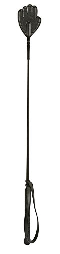PFIFF Pfiff tworzywo sztuczne-Spring bicz z podkładką na rękę pożarnictwo) (65 cm) w kolorze niebieskim lub czarnym, 65 cm, czarny 005405-60-1