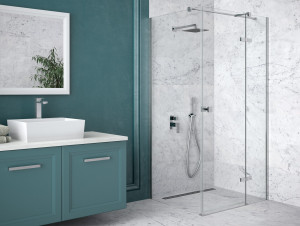 BESCO BESCO PKL-90-195-C PIXA kabina kwadratowa przejrzyste szk$411o lewa prawa 90 x 90 x 195