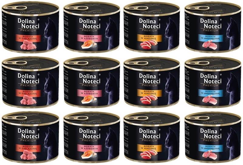 Dolina Noteci Premium dla kota Mix Smaków 12x185g 47654-uniw