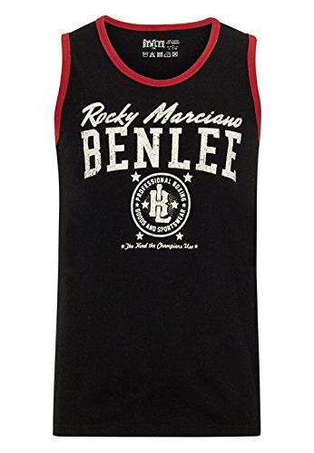 BENLEE Rocky Marciano benlee Rocky Marciano mężczyzn Men Jersey singlet Pit TSF Mayen, czarny, M 4250818885306