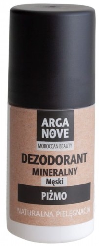 Maroko Produkt Dezodorant Mineralny Piżmo Męski z Olejem Arganowym Roll-On 50ml - Arganove