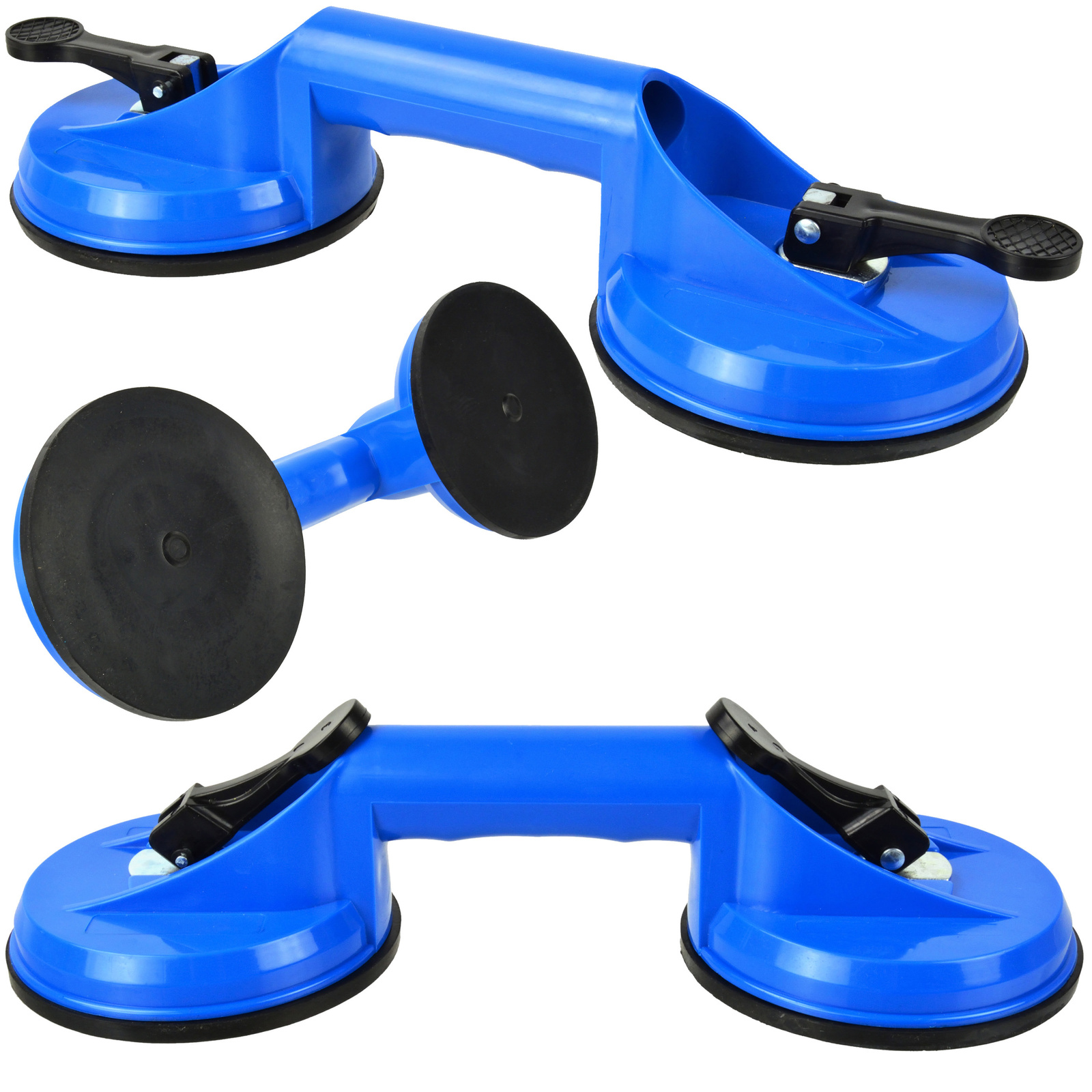 Przyssawka podwójna uchwyt (do Szyb Szkła Glazury Płytek) 2x40kg FALON TECH