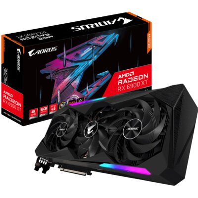 Gigabyte Aorus Radeon RX 6900 XT Master 16GB GDDR6 GV-R69XTAORUS M-16GD GV-R69XTAORUS M-16GD