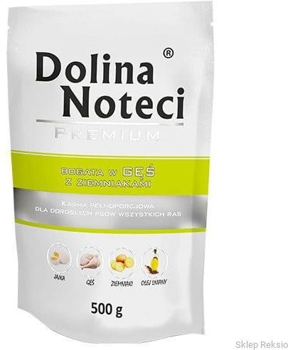 DOLINA NOTECI Premium bogata w gęś z ziemniakami - doypack 500g