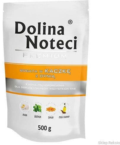 DOLINA NOTECI Premium bogata w kaczkę z dynią - doypack 500g