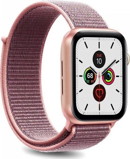 Puro PURO Apple Watch Band - Nylonowy pasek do Apple Watch 42 / 44 mm Różowy